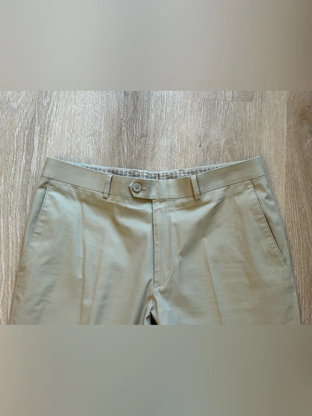 Bar III Tan Cotton Stretch Slim Suit 42R 34x32